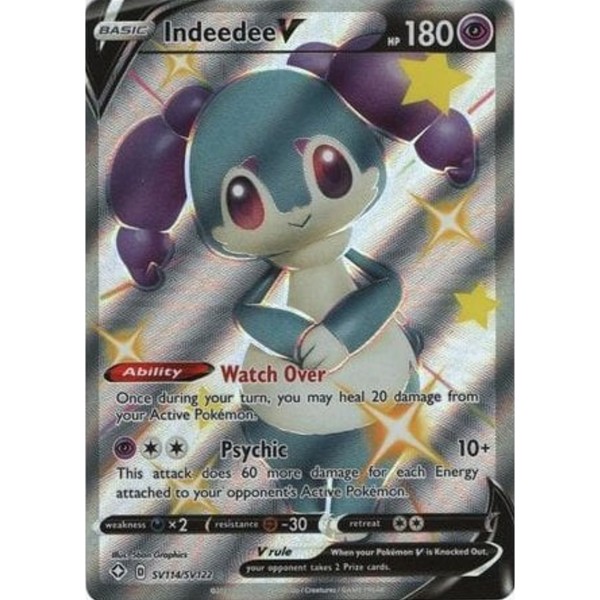 Shiny Vaults - SV114/SV122 - Indeedee V (shiny ultra rare)