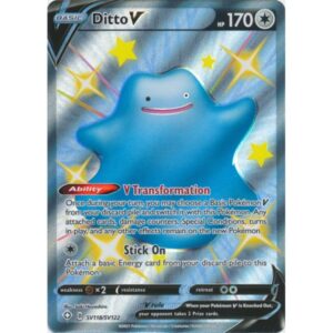 Shiny Vaults - SV118/SV122 - Ditto V (ultra rare)