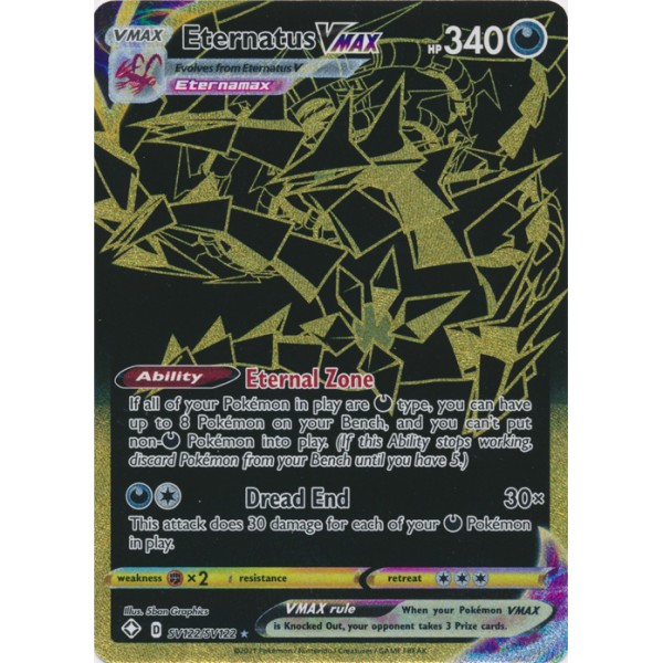 Shiny Vaults - SV122/SV122 - Eternatus Vmax (secret rare)