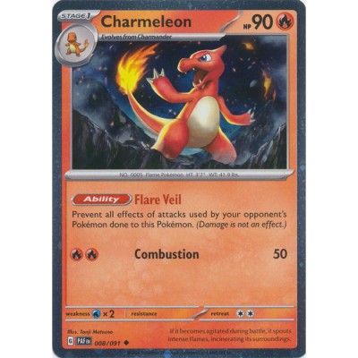 Paldean Fates - 008/091 - Charmeleon (holo)