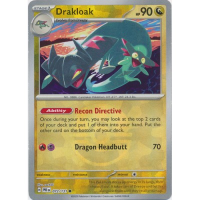 Prismatic Evolutions - 072/131 - Drakloak (poke ball reverse holo)