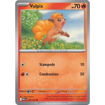 Mega Evolution - 019/132 - Vulpix