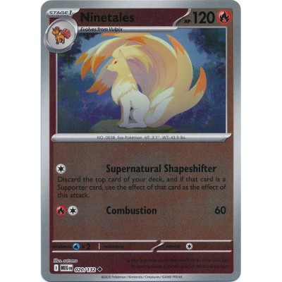 Mega Evolution - 020/132 - Ninetales (reverse holo)