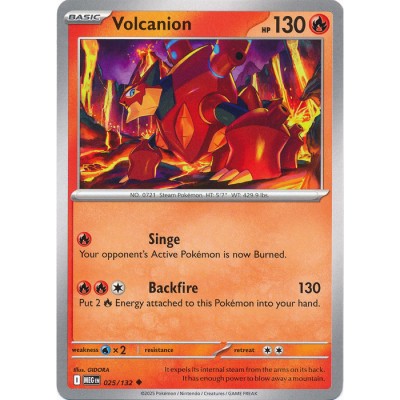 Mega Evolution - 025/132 - Volcanion