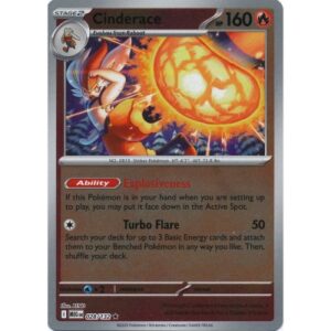 Mega Evolution - 028/132 - Cinderace (rare reverse holo)