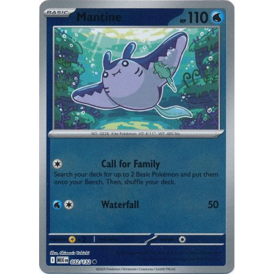 Mega Evolution - 032/132 - Mantine (reverse holo)