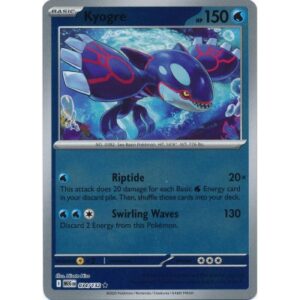 Mega Evolution - 034/132 - Kyogre (rare reverse holo)