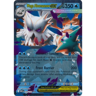 Mega Evolution - 036/132 - Mega Abomasnow EX (double rare)