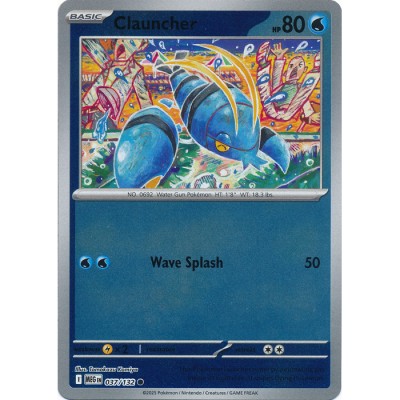 Mega Evolution - 037/132 - Clauncher (reverse holo)