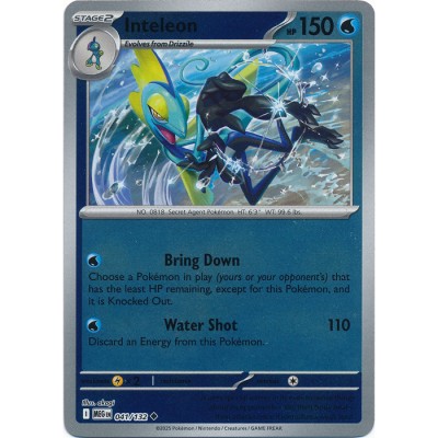 Mega Evolution - 041/132 - Inteleon (reverse holo)