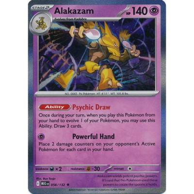 Mega Evolution - 056/132 - Alakazam (rare holo)