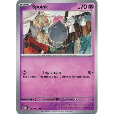 Mega Evolution - 062/132 - Spoink