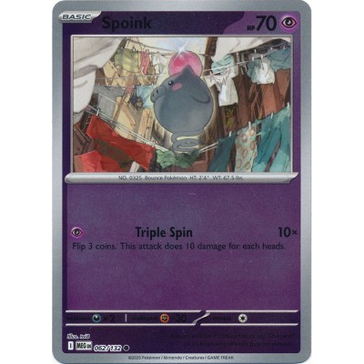 Mega Evolution - 062/132 - Spoink (reverse holo)