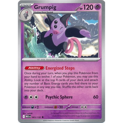 Mega Evolution - 063/132 - Grumpig