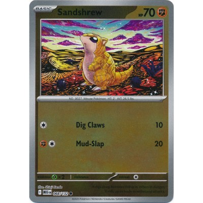 Mega Evolution - 068/132 - Sandshrew (reverse holo)