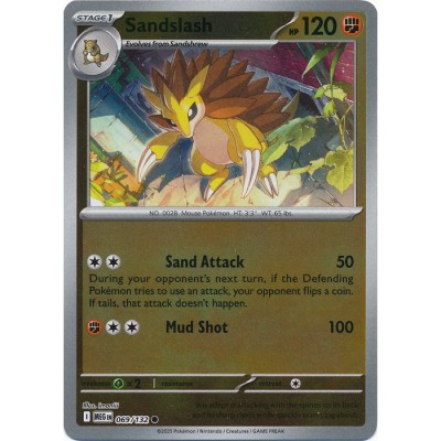 Mega Evolution - 069/132 - Sandslash (reverse holo)