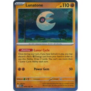 Mega Evolution - 074/132 - Lunatone (rare holo)