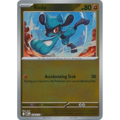 Mega Evolution - 076/132 - Riolu (reverse holo)