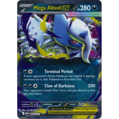Mega Evolution - 086/132 - Mega Absol EX (double rare)