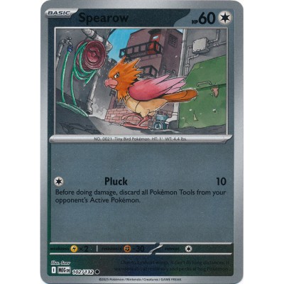 Mega Evolution - 102/132 - Spearow (reverse holo)