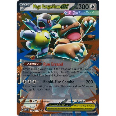 Mega Evolution - 104/132 - Mega Kangaskhan EX (double rare)