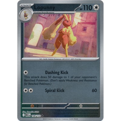 Mega Evolution - 108/132 - Lopunny (reverse holo)