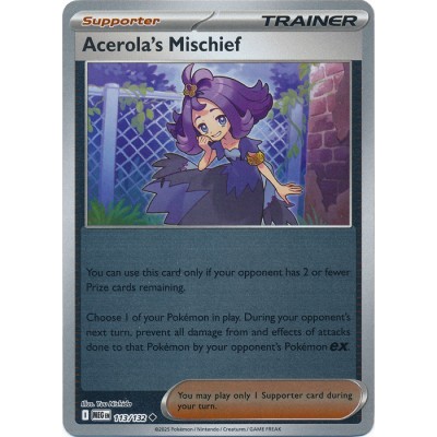 Mega Evolution - 113/132 - Acerola's Mischief (reverse holo)