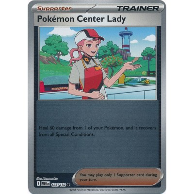 Mega Evolution - 123/132 - Pokemon Center Lady (reverse holo)