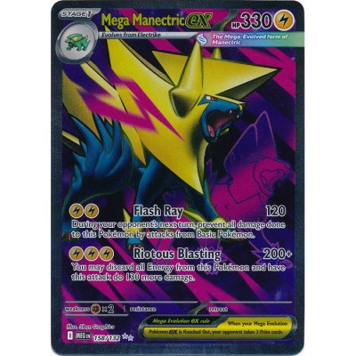 Mega Evolution - 158/132 - Mega Manectric EX (ultra rare)