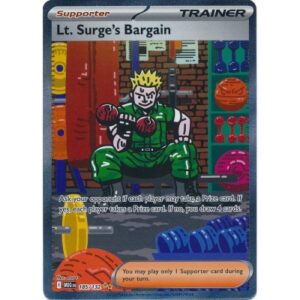 Mega Evolution - 185/132 - Lt. Surge's Bargain (special illustration rare)