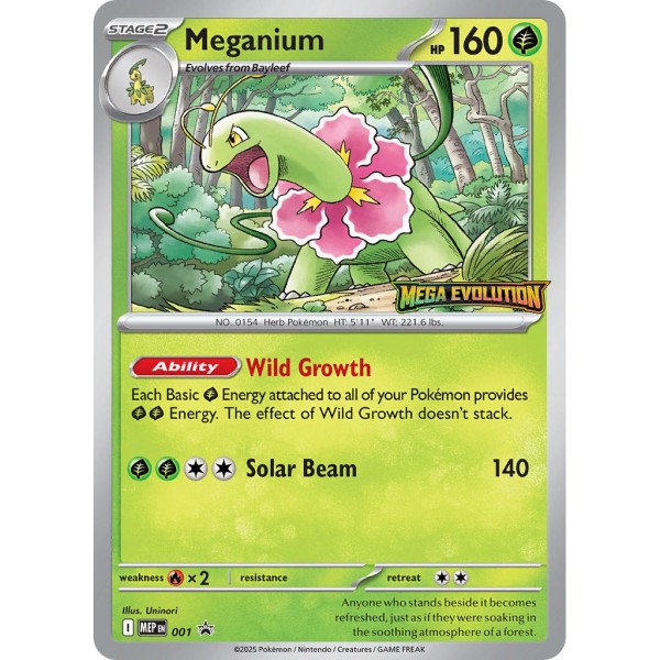 Mega Evolution Promo - 001 - Meganium