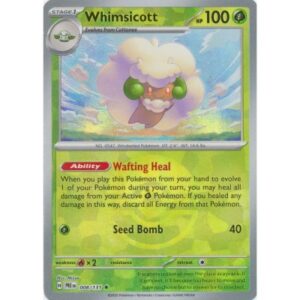 Prismatic Evolutions  - 008/131 - Whimsicott (poke ball rare reverse holo)