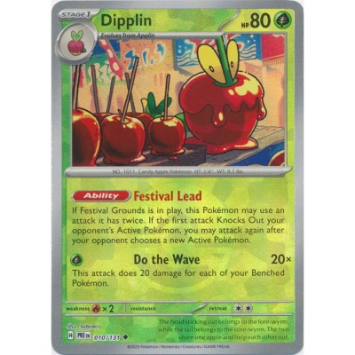 Prismatic Evolutions - 010/131 - Dipplin (poke ball reverse holo)