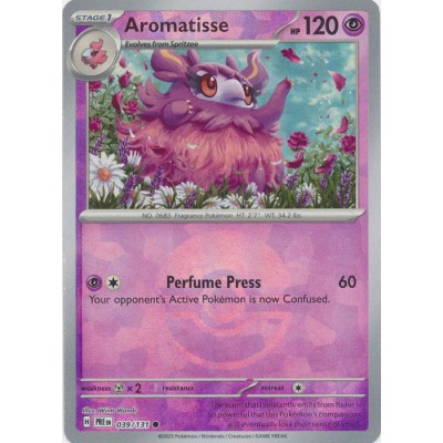 Prismatic Evolutions - 039/131 - Aromatisse (poke ball reverse holo)