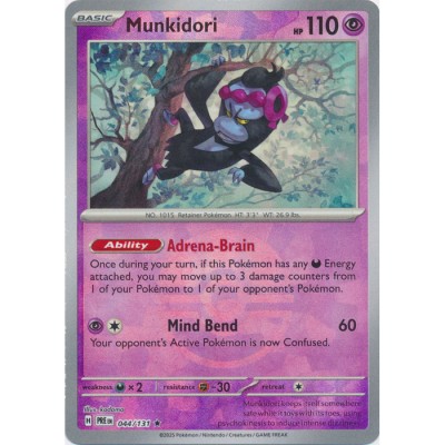 Prismatic Evolutions - 044/131 - Munkidori (poke ball rare reverse holo)