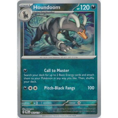 Prismatic Evolutions - 063/131 - Houndoom (poke ball reverse holo)