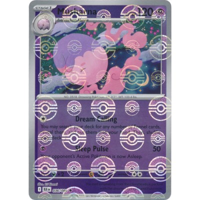 Black Bolt - 036/086 - Musharna (poke ball reverse holo)