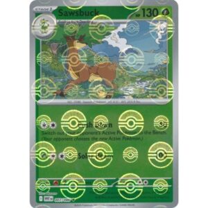 White Flare - 007/086 - Sawsbuck (poke ball reverse holo)