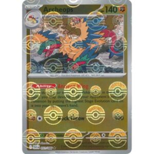 White Flare - 051/086 - Archeops (poke ball rare reverse holo)