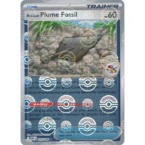 White Flare - 079/086 - Antique Plume Fossil (poke ball reverse holo)