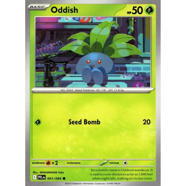 Phantasmal Flames - 001/094 - Oddish