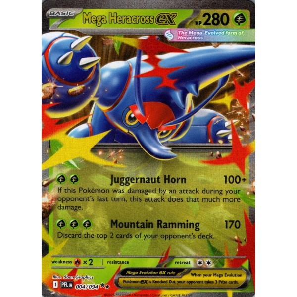 Phantasmal Flames - 004/094 - Mega Heracross EX (double rare)