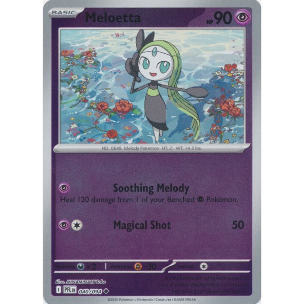 Phantasmal Flames - 040/094 - Meloetta (reverse holo)