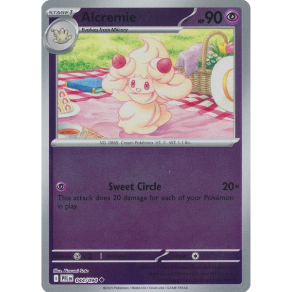 Phantasmal Flames - 044/094 - Alcremie (reverse holo)