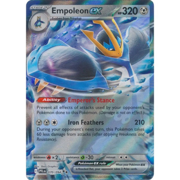 Phantasmal Flames - 070/094 - Empoleon EX (double rare)