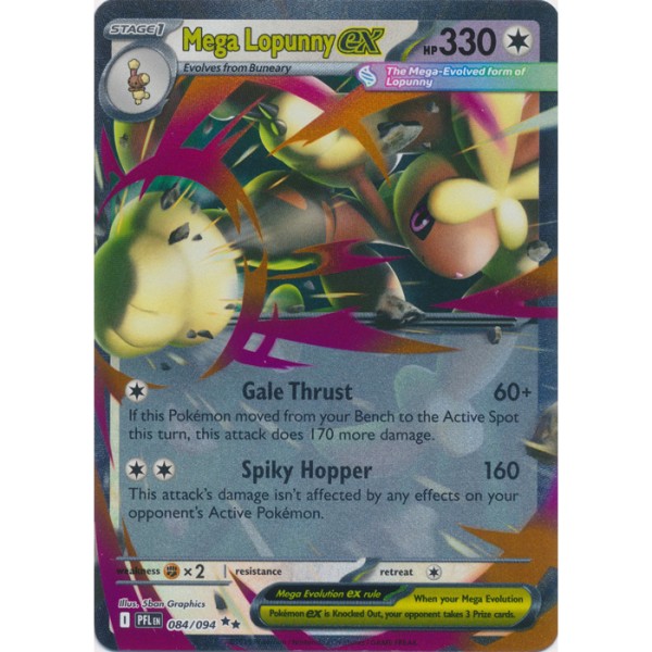 Phantasmal Flames - 084/094 - Mega Lopunny EX (double rare)