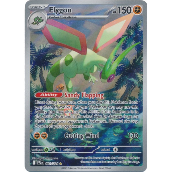 Phantasmal Flames - 101/094 - Flygon (illustration rare)
