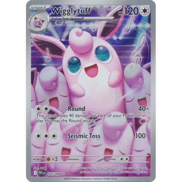 Phantasmal Flames - 105/094 - Wigglytuff (illustration rare)