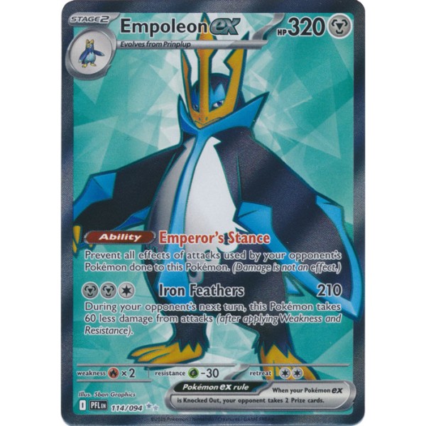 Phantasmal Flames - 114/094 - Empoleon EX (ultra rare)