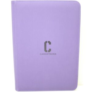 Cardstacks - Zippered Pro Binder 9 Pocket - Paars
